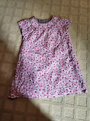 Mayoral Girls Pink Floral Special Occasion Dress Size 5 Years • $13.50