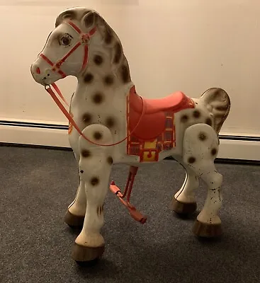 1940'S MOBO Bronco Metal Ride On Toy Horse Made In England - In Great Condition • $400