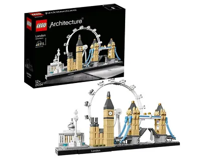 £53.95 • Buy LEGO Architecture London 21034 Skyline Collection Big Ben Tower Bridge NEW