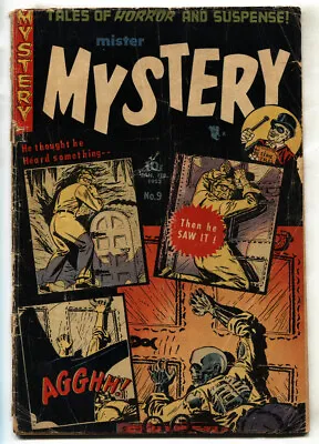 MISTER MYSTERY #9 Comic Book PCH Pre-code Horror Vampire-werewolf • $398.25