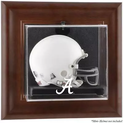 Alabama Brown Framed Wall-Mountable Mini Helmet Display Case • $79.99