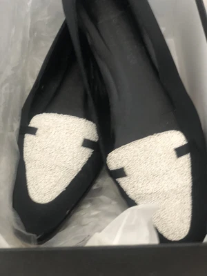 £16.80 • Buy Ladies Black/white Armani Shoes.5