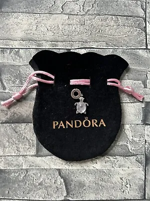 Pandora Ale S925 Murano Glass Pink Turtle Charm  • £24.99