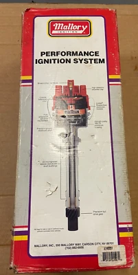 $249.99 • Buy Mallory Dual Point Vacuum Advance Distributor Chevrolet New