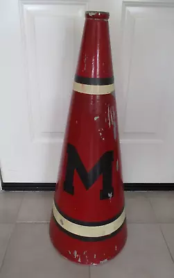 Vintage Megaphone 31  College High School Pep Cheerleader  M  Megaphone W/Handle • $81.18