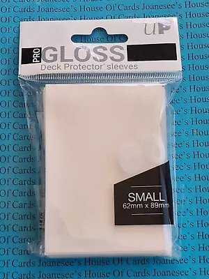 Ultra Pro Sleeves - Solid White - SMALL (60) Gloss Deck Protectors (82963) • £4.50