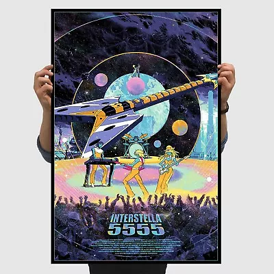 Daft Punk Leiji Matsumoto Interstellar 5555 Poster Mondo Print Crescendolls RARE • $699.99