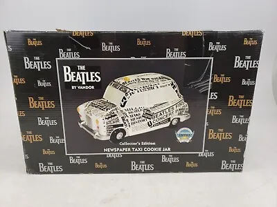 The Beatles Vandor Newspaper Taxi Cookie Jar Box 64142 1999 #232 • $134.96