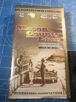 Macon County Line (VHS 1988) Suspense Mystery Thriller COLLECTOR EDITION • $12.48