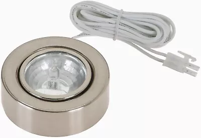 FRS Surface Round 12v 20w Halogen Downlight Under Unit Cabinet Stainless (M11) • £9.99