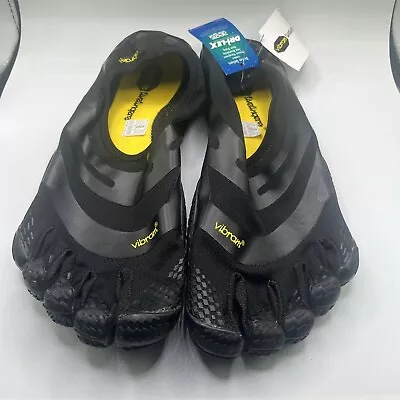 Vibram FiveFingers EL-X BlackBarefoot Running Training Toe Shoes Men's 13 /EU 47 • $89.99