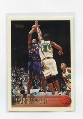 1996-97 Topps # 161 Marcus Camby  Rookie  Umass • $1.69