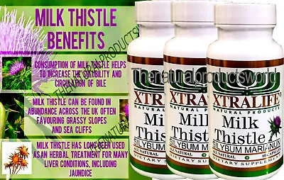 Milk Thistle XtralifeChardon De Mariemoinsage.healthy Livercolagina.prostaliv • $23.50