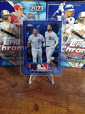 2023 Topps Chrome SAPPHIRE Not Bad Rook! Greene Continues To Impress • $1