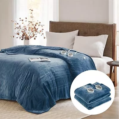 Degrees Of Comfort [Advanced Micro Plush Electric Blanket King Size Dual Cont... • $163.98
