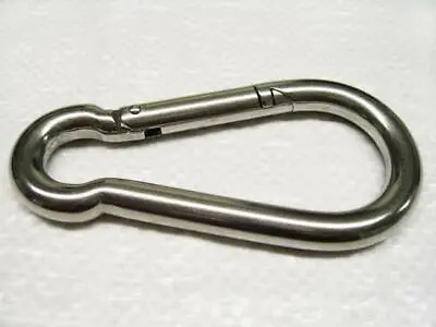 Stainless Steel Carbine Snap Hook 11MM (Marine Gate Rope Karabina) • £5.25