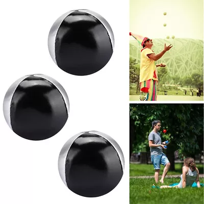 01)Professional Juggling Ball 3PCS Juggling Balls Leather Juggling Ball • $20.67