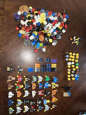 Lego Lot - Heads/Legs/Hats & Miscellaneous Head Accessories • $25