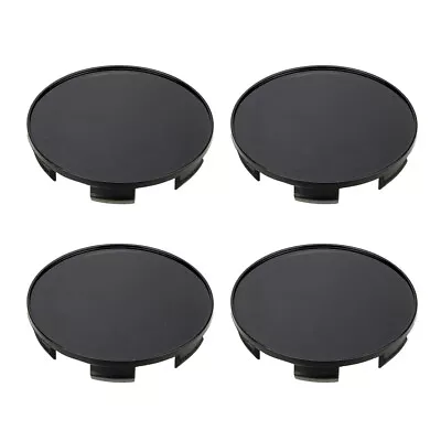 4x Black 70mm Diameter Car Wheel Center Rims Hub Covers Caps Universal Plastic • $8.54