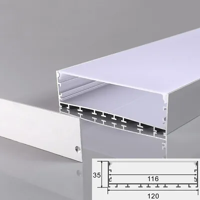 10Pcs 6.6ft Aluminum Channel Track & Cover For LED Strip Lights Mounting Holder • $597.08