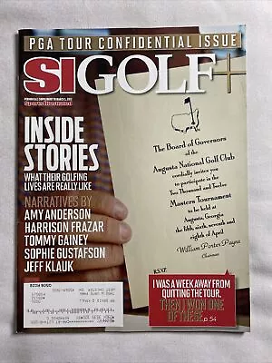 2012 March 5 SIGolf  Magazine What Their Golfing Lives Are Really Like (MH871) • $25.99