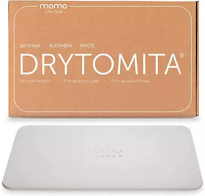 Momo Lifestyle Stone Bath Mat Standard 24" X 15" Linen Grey  • $72.24