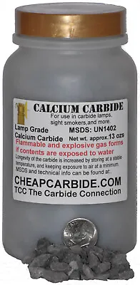 CALCIUM CARBIDE PEA Grade Lamp Miners  FREE SHIPPING! • $27.50