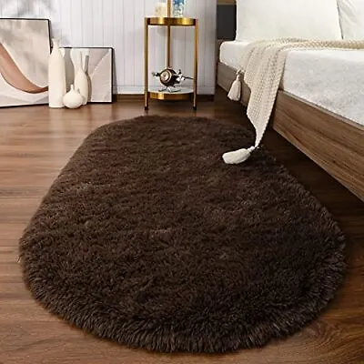 Alfombras Ovalada Cafe 2.6x5.3 FT Para Salas De Casa Moderna Habitacion Cuarto • $42.99