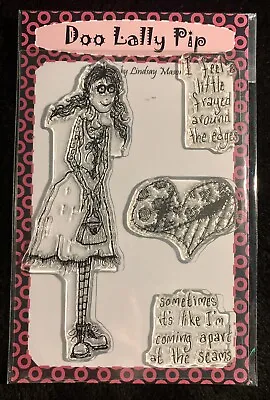 £4 • Buy Lindsay Mason Designs Doo-lally-pip Frayed Around The Edges Clear Stamps