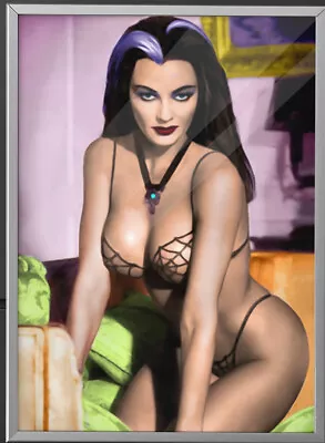 Lily Munster Cobweb Bikini Poster Yvonne De Carlo • $19.99