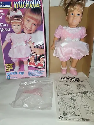 Vintage 1991 Talking Huggable Michelle 15  Doll W/Box  • $60.90