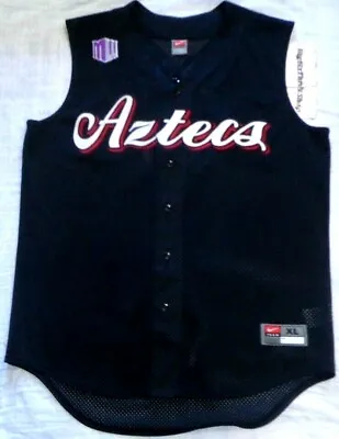 $75 • Buy San Diego State University SDSU Aztecs Sleeveless Baseball Jersey Nike XL  Adult