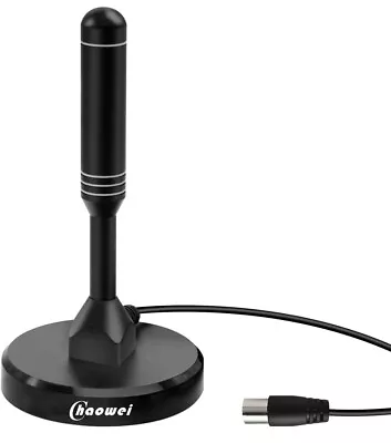 Magnetic Base Indoor/Outdoor Digital HDTV Antenna Aerial Freeview 4K 1080P DVB66 • £8.95