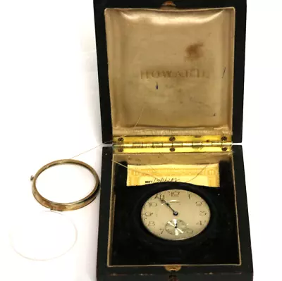 Howard Antique Vintage Watch Movement PARTS-REPAIR With Box And Papers • $9.99