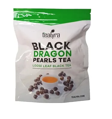 $17.90 • Buy Tealyra Organic Black Dragon Pearls Tea Loose Leaf 8 Ounce Blooming Pearl 