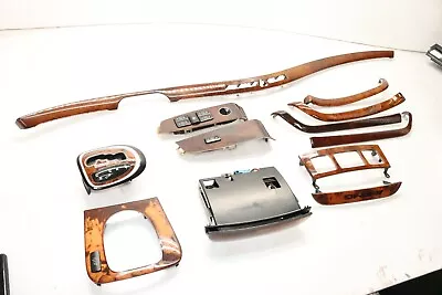 03-06 W220 MERCEDES S55 AMG 12 PIECE WOOD INTERIOR TRIM SET DASH CONSOLE Y7512 • $511.50