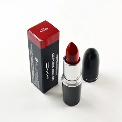 Mac Satin Lipstick #811 MAC RED - Size 3 G / 0.10 Oz. Brand New • $14.36