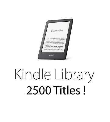 £9.98 • Buy Kindle Book Collection 2500 Titles DVD FREE P&P