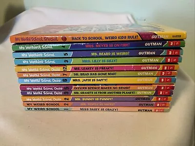 My Weird Weirder Weirdest School Mixed Book Lot Of 12  Dan Gutman • $14.99