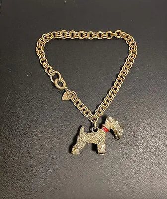 1962 Sarah Coventry Playmate Bracelet * SCOTTISH TERROR DOG * • $16