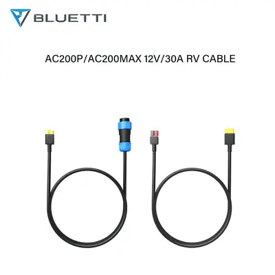 BLUETTI RV Cable 12V/30A Aviation Plug To XT60 Cable &XT60 To SPC45 For AC200MAX • $29.90