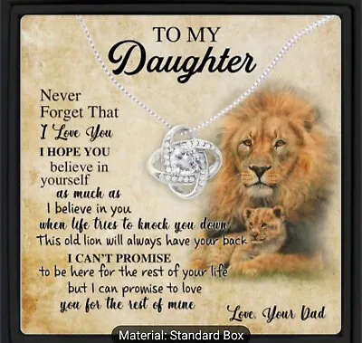 My Daughter Necklace Daughter Father Necklace Daughter Jewelry Gifts From Dad • $22.99