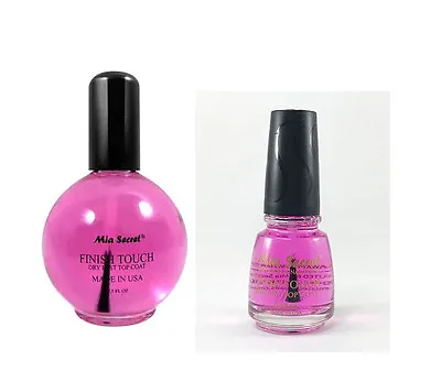 Mia Secret Professional Nail System Finish Touch Dry Fast Top Coat • $11.98