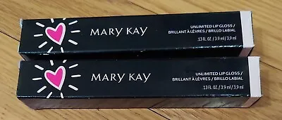 NEW Lot Of 2 MARY KAY Unlimited Lip Gloss Hopeful Lilac - 169301 LIMITED EDITION • $15.99