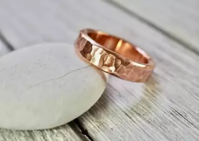 Solid Handmade Copper Band For Men& Women Statement Jewelry Gifts For Her-Mother • $12.21