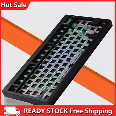 GMK81 RGB Mechanical Keyboard Kit Wired Keyboard 81 Keys Keyboard (Black) • $102.98