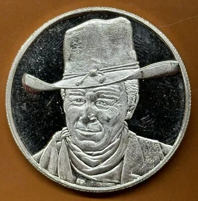 1907-1979 John Wayne The Duke Vintage Silver Coin 1 Oz .999 Round - TCCCX • $37.99