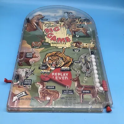 MARX Toy The Big Game Bagatelle PINBALL GAME Play-Line Vintage Table Top • $34.95