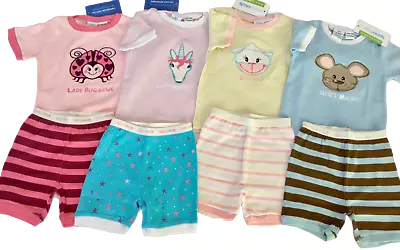 Kids Boys Girls Summer Pyjama Set  Lady BugUnicornLambMouse Size1234 New! • $9.95