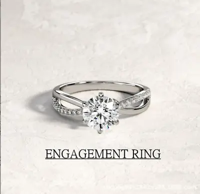 $9.64 • Buy AU Women's Engagement Simulation Diamond Ring Women's Wedding Ring Jewelry Gift